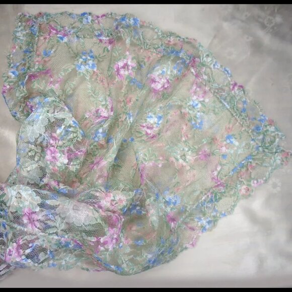 Lace Scarf Bundle of THREE Lacy Long Scarves - 70s Vintage - Picture 3 of 16